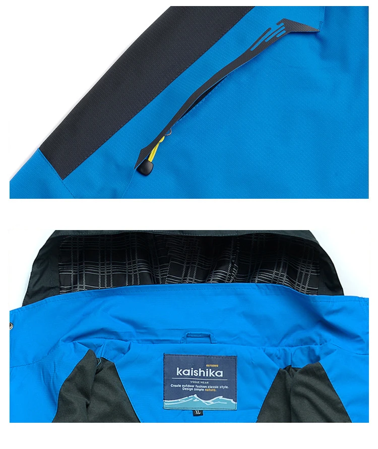 TRVLWEGO Jacke Hose Wandern Camping Frühling & Herbst Outdoor Single Wasserdicht 20000MM Herren Windschutz Trekking Mantel Hose – Detail 27