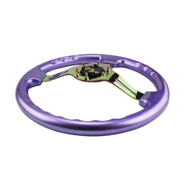 Neo Chrome New 350mm 14inch Steering Wheel ABS Steering Wheel