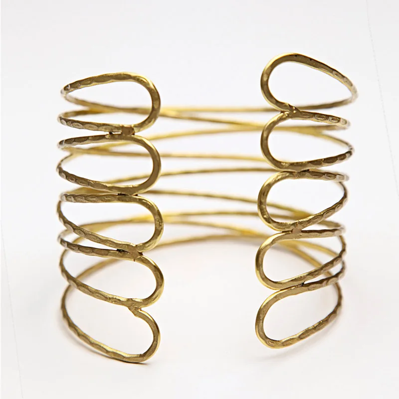 Top New fashion jewelry accessories mix color Copper Alloy punk   arm bracelet best gift for girl wholesale BA-140 image 2