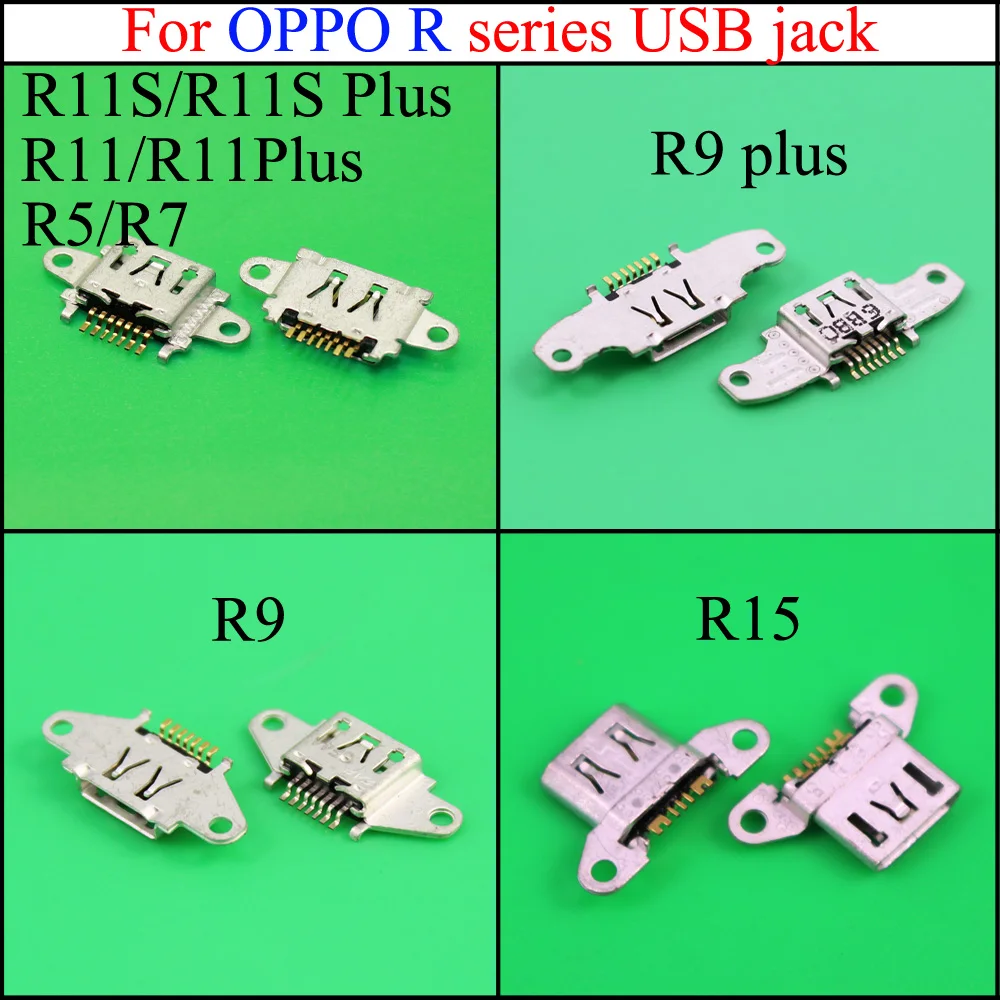 YuXi Hot sale Charging Connector micro usb jack for OPPO  R11S R11S PLUS R9 R15 R9PLUS  R5 R7  R11 R11PLUS