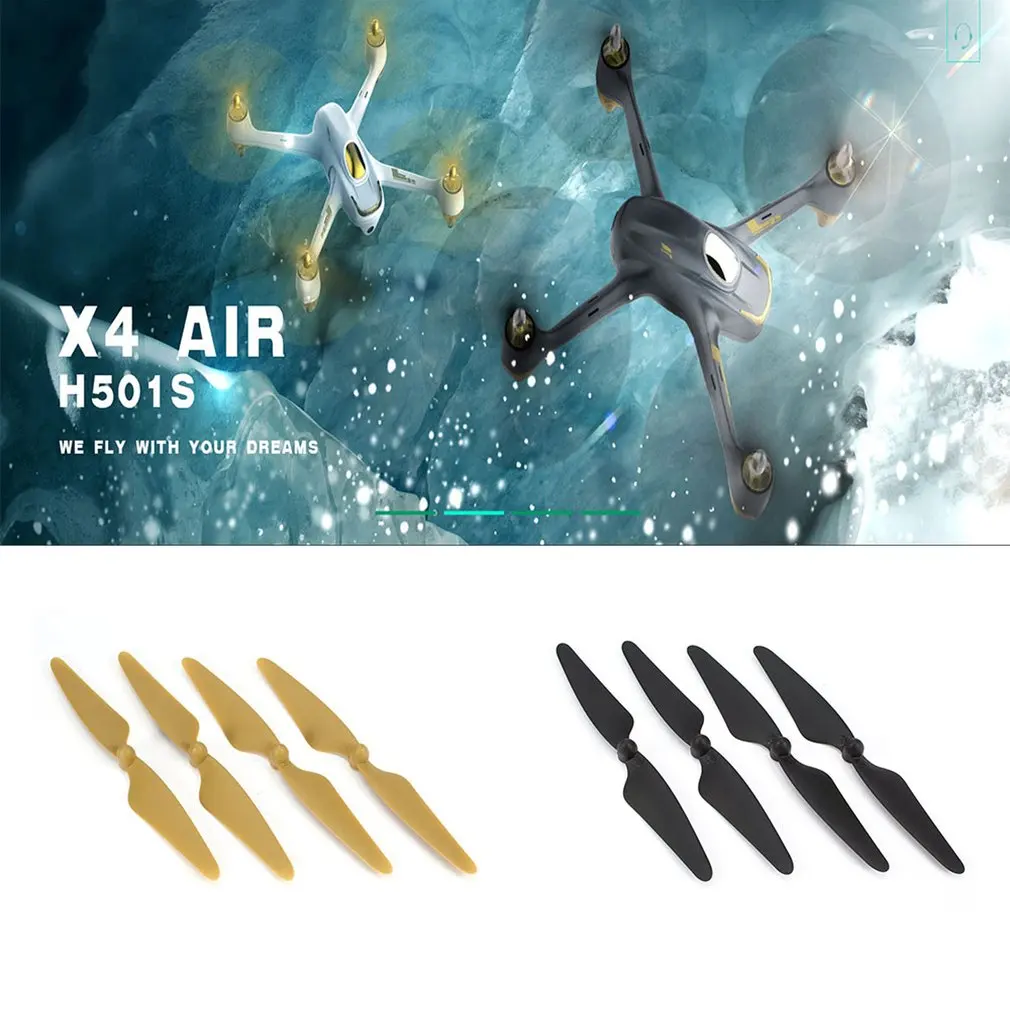 

2 Pairs Original Hubsan H501S CW/CCW Propellers Blade RC Part for Hubsan H501C H501A H501M 501 RC Quadcopter RC Drone Parts&Acce