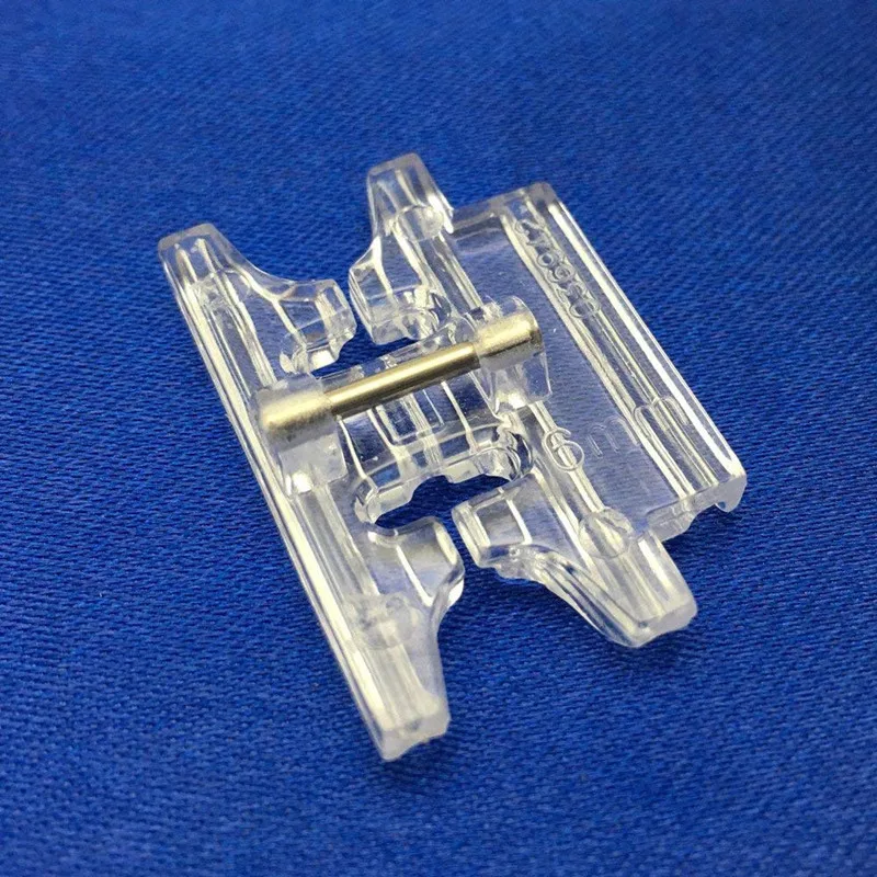 6MM Clear Snap On Presser Foot #93-036942-91 Pintuck Foot With Decorative Stitch Guide For Pfaff Sewing Machine Accessories