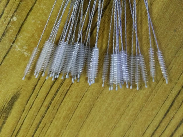 2000pcs/lot 260x60x10mm Stainless Steel cleaning Straw Brush 10.2inch Bottle Cleaning Brush brushes for 6mm 8mm 10mm straw