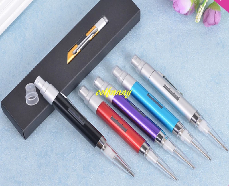 

300pcs/lot 2ml Portable Empty Aluminum Travel Refillable Perfume Atomizer Bottle Metal Spray Atomizer Perfume Pen