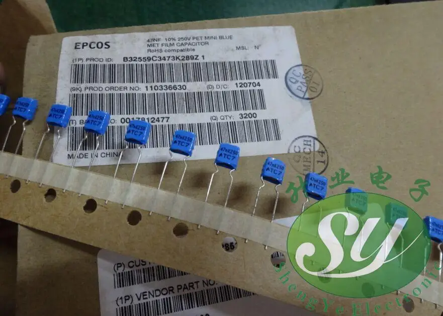 

2019 hot sale 20PCS/50PCS EPCOS 0.047uf/250v 47nf 473 The new row with Melaleuca Capacitance B32559C3473K free shipping