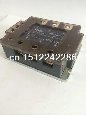 1pcs Soild State Module TSR - 100 DA 100A  4 - 32V DC 24~380V AC Three Phase