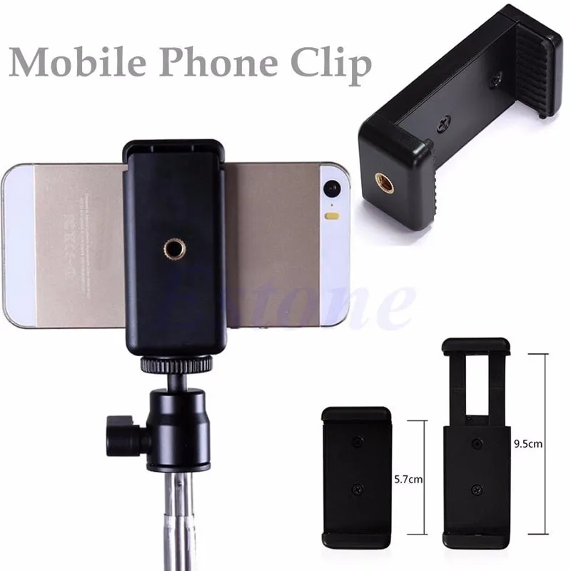 MINI โทรศัพท์มือถือกล้องขาตั้งกล้องคลิป Best ขาย Bracket Holder Mount Adapter สำหรับ HTC iPhone Handlebar คลิป