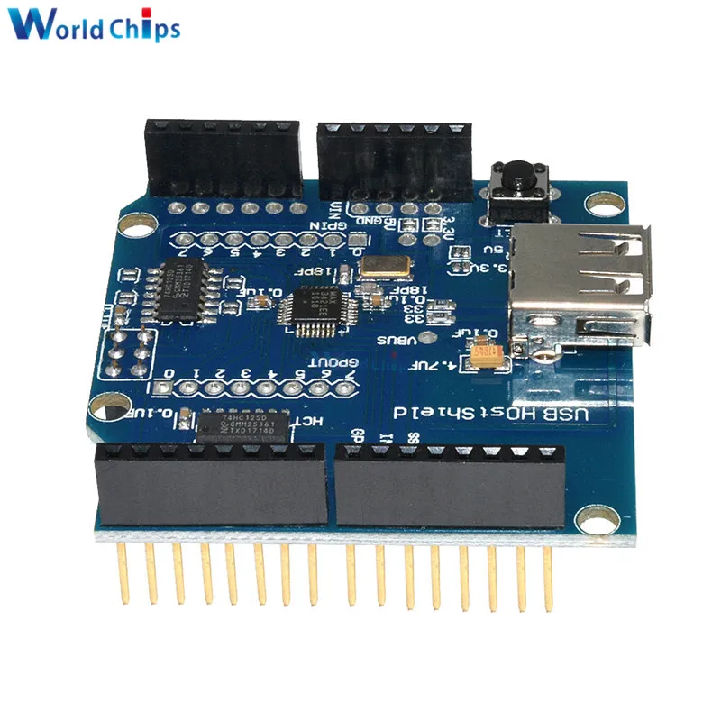 Imagem -06 - Escudo de Anfitrião Usb Suporte para Google para Android Adk & Mega Duemilanove 2560 para Arduino