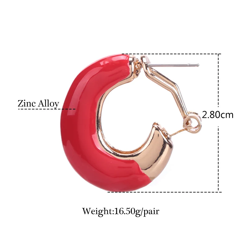 Sehuoran Boho EARrBrincos Big Alloy Stud Earrings Statement oorbellen Voor Vrouwen Wedding Pendientes Mujer Moda Fashion Jewelry