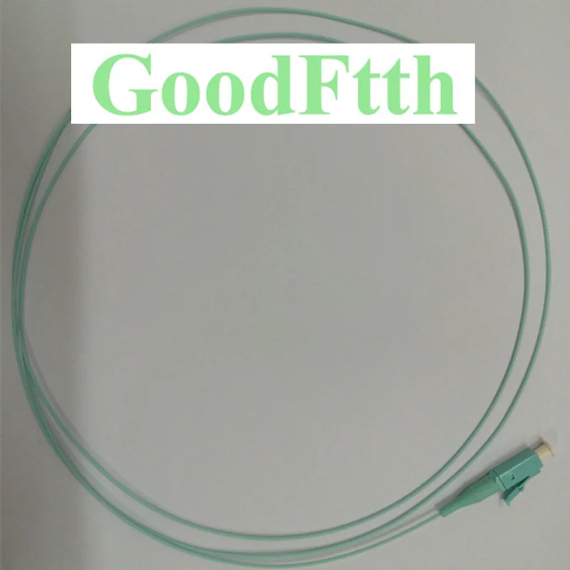 

Fiber Pigtail LC OM3 10G Simplex 0.9mm Aqua GoodFtth 0.5-3m 10pcs/lot