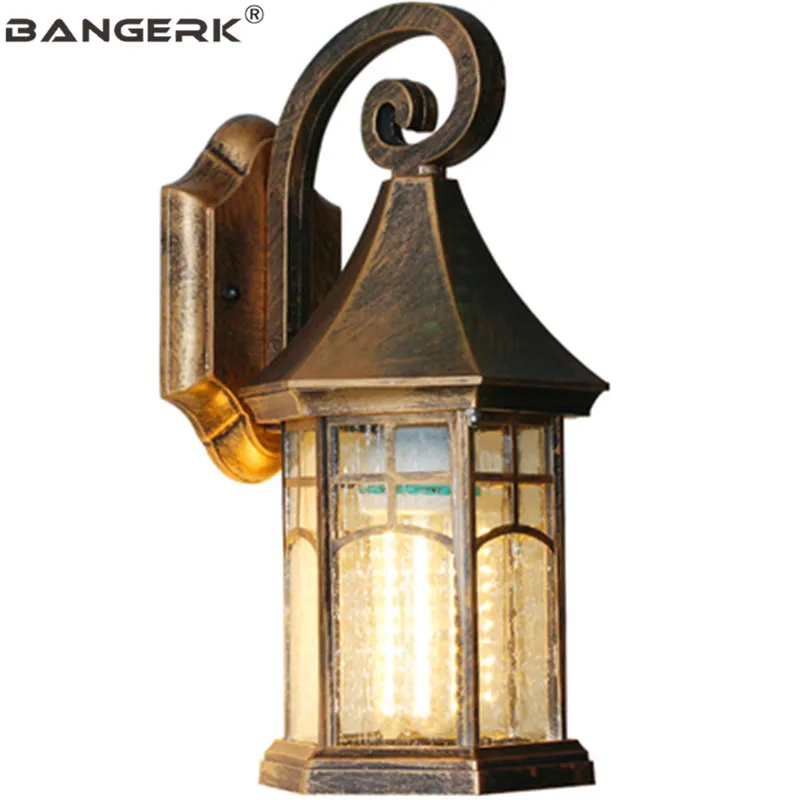 

Outdoor LED Wall Lamp Antique Waterproof Rust-proof Porch Lights Aluminum Lighting Wall Sconce lamps Garden Balcony Fixtures