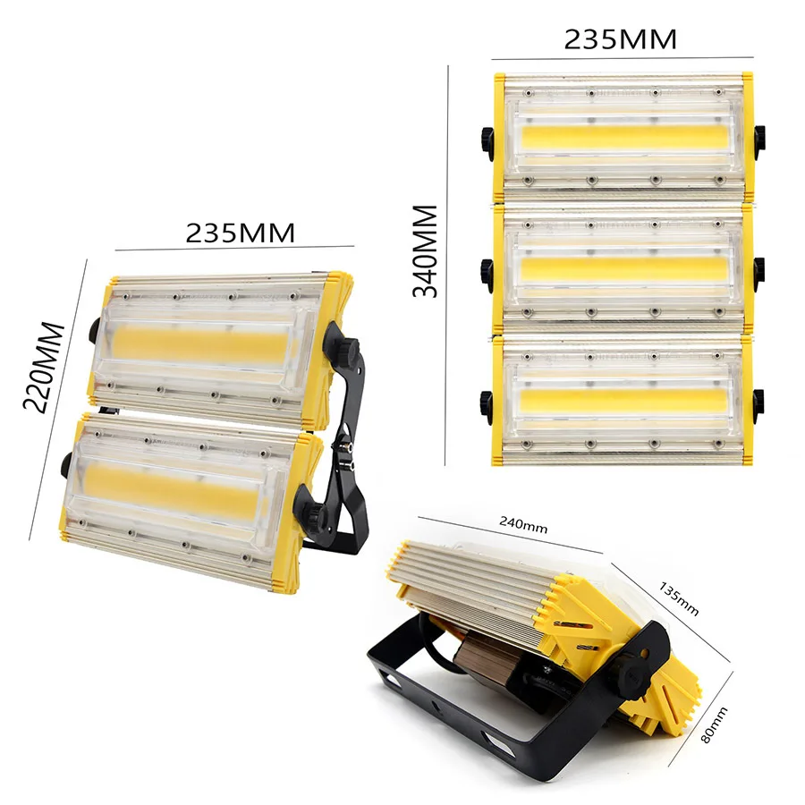 

Ultra Bright 50W 100W 150W COB LED Flood Light IP66 Waterproof LED Floodlight Outdoor Lighting LED Spotlight Garden Wall Lamp