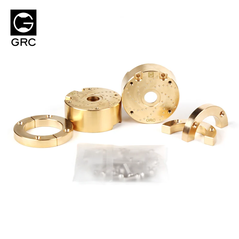 GRC Brass Portal Driving Housing Outer Cover for Traxxas Trx-4 Crawler Car