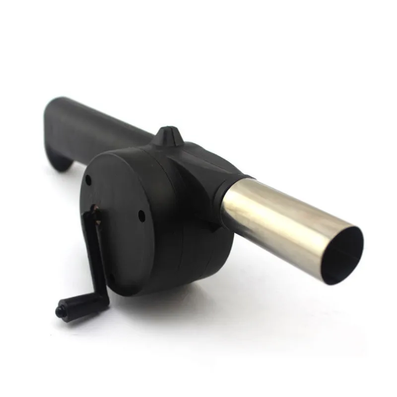 Outdoor barbecue portable manual blower picnic combustible hand hair dryer BBQ  accessories