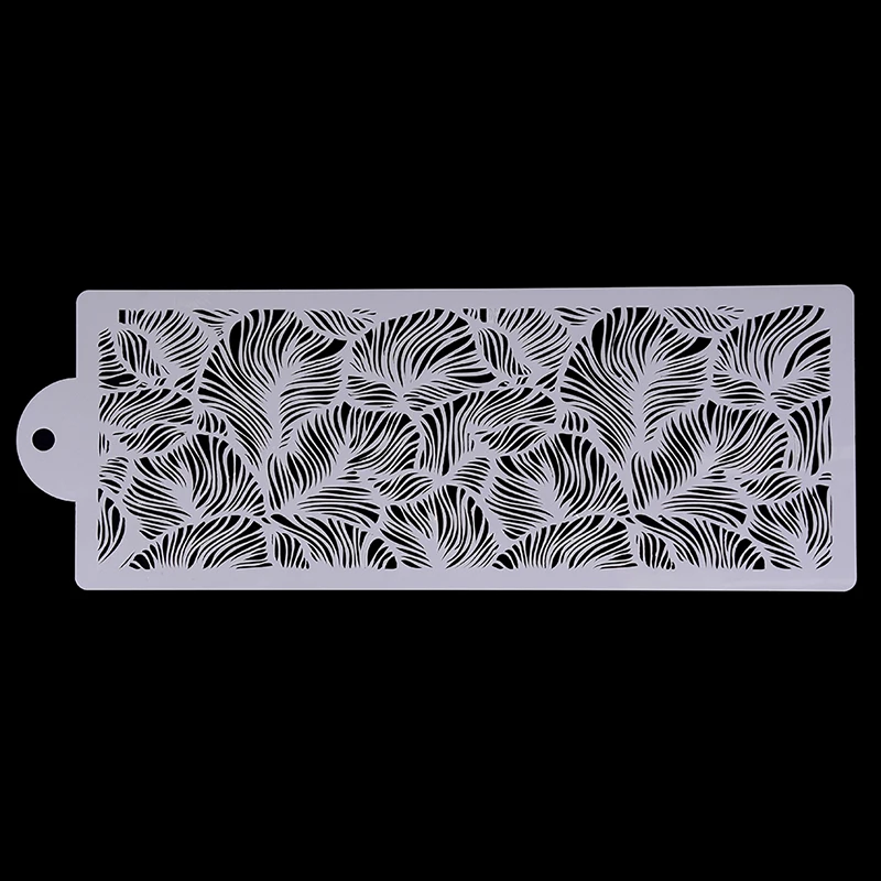 Peacock Lace Stencil for Wedding Cake Design Plastic Template Mold Painting Stencil Decorating Bottle Fondant Tools Bakeware