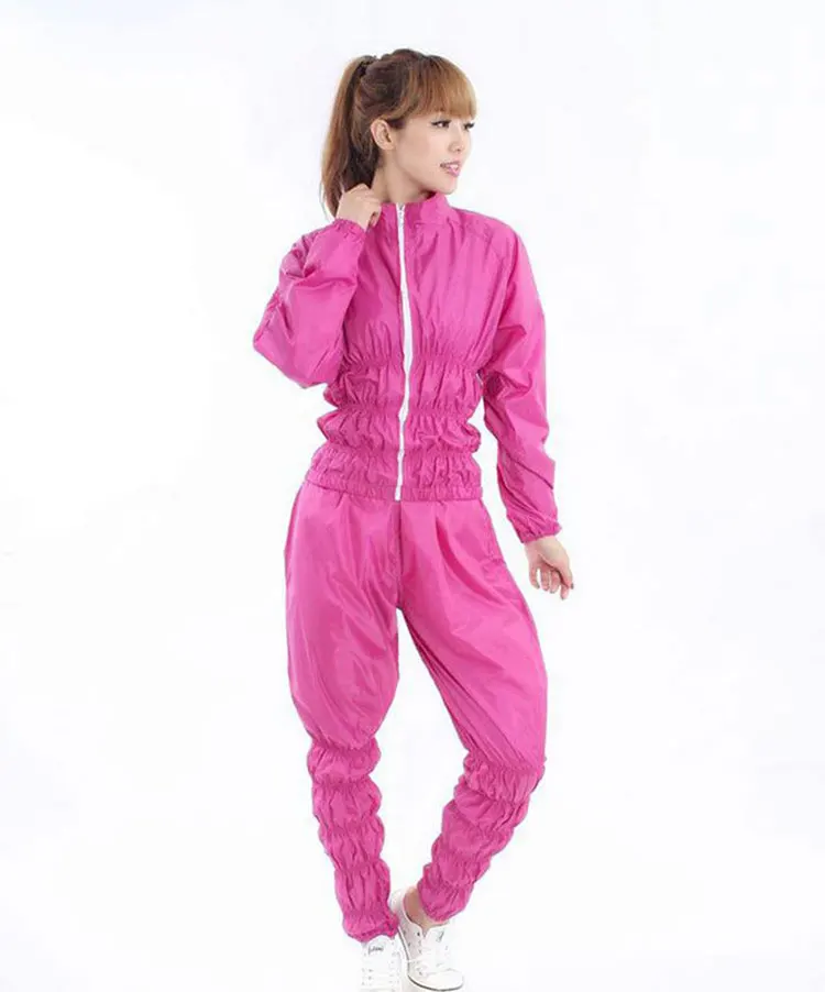 Aerobics Running  Weight Loss Pants Suit Set Fitness Gym Slimming Pants Shirt Women Sauna Suit Sauna Pants and Shirt