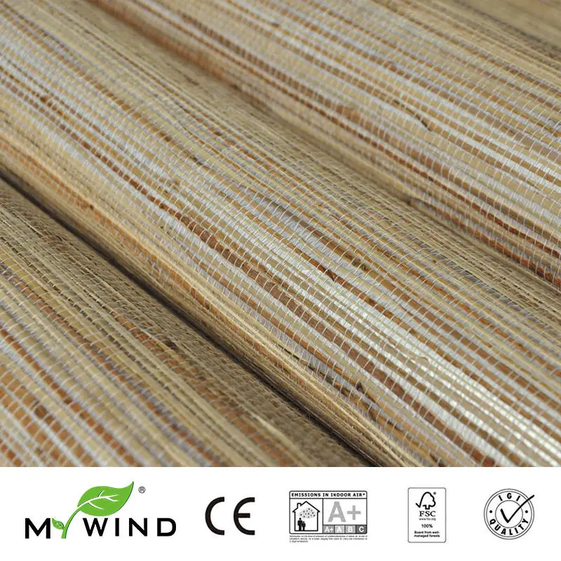 2019 MY WIND Grasscloth Wallpaper sea grass Abstract Plain 3D Wallpaper Luxury Wall Paper For Bedroom Living Room Home Decor