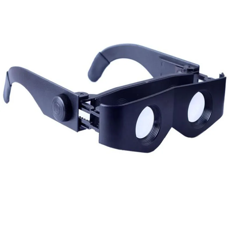 Cuffie lente d'ingrandimento 10X messa a fuoco doppia lente lente d'ingrandimento Look occhiali da pesca Drift strumento speciale lente d'ingrandimento