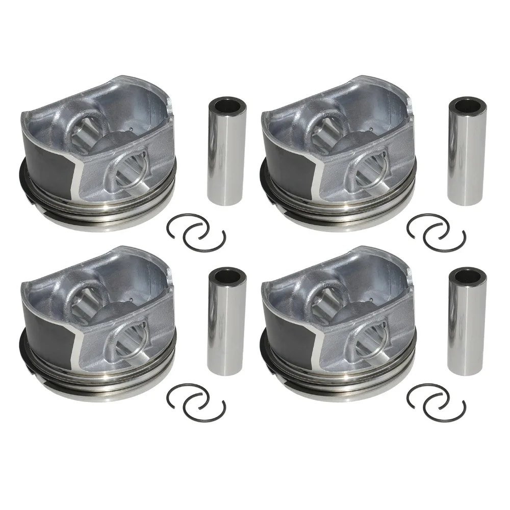 AP01 Pistons & Rings Set For VW MKV GTI Passat Jetta AUDI A3 A4 TT A6 Seat ALTEA EXEO Skoda 2.0 TFSI BPY 06D107066C  06D198151B