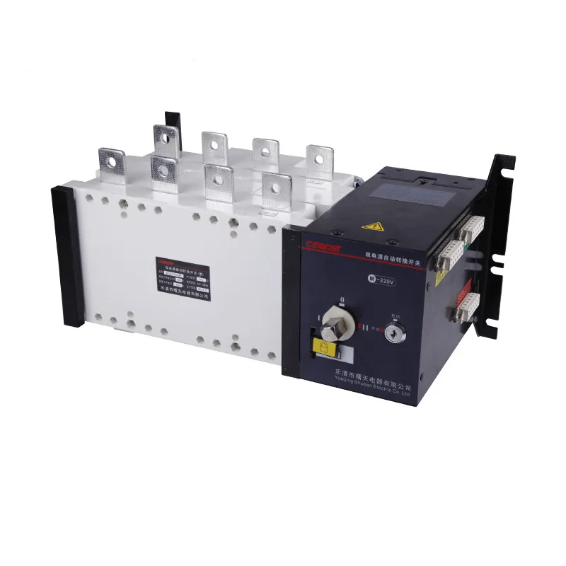 CHUX 4P 400A Dual Power Automatic Transfer Switch PC Grade 380v Three phases Circuit Breaker Isolation type 400A ATS