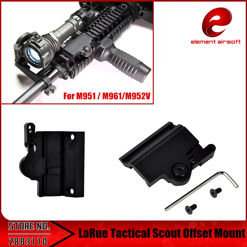 

Element LaRue Airsoft Tactical Scout Offset Mount Picatinny Adapter Tactical Weapons Scope Mount For Hunting Accessories