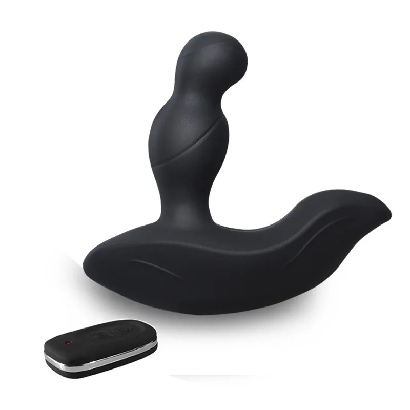 

LEVETT Louis 3 Mode Tickling plus 3 Speed Rotation Remote Control Male Prostate Massager Vibrating Butt Plug, Anal toys for men