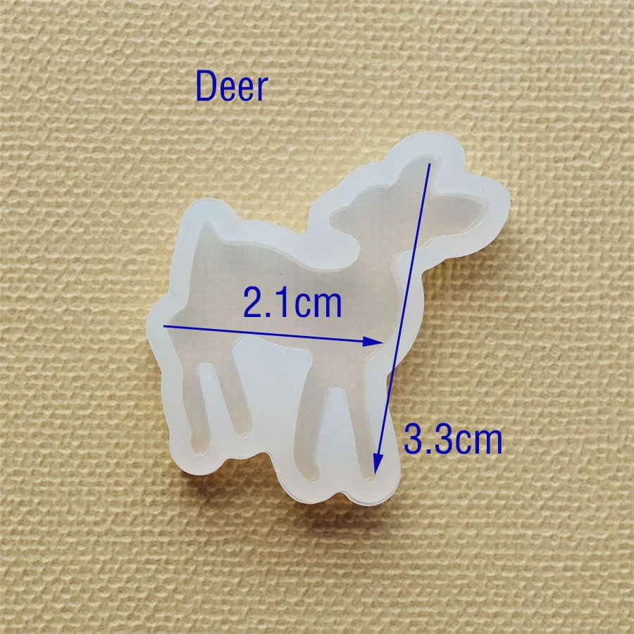 Silicone Mold lovely animal cat rabbit deer dolphin Resin Silicone Mould handmade DIY Jewelry Making epoxy resin molds