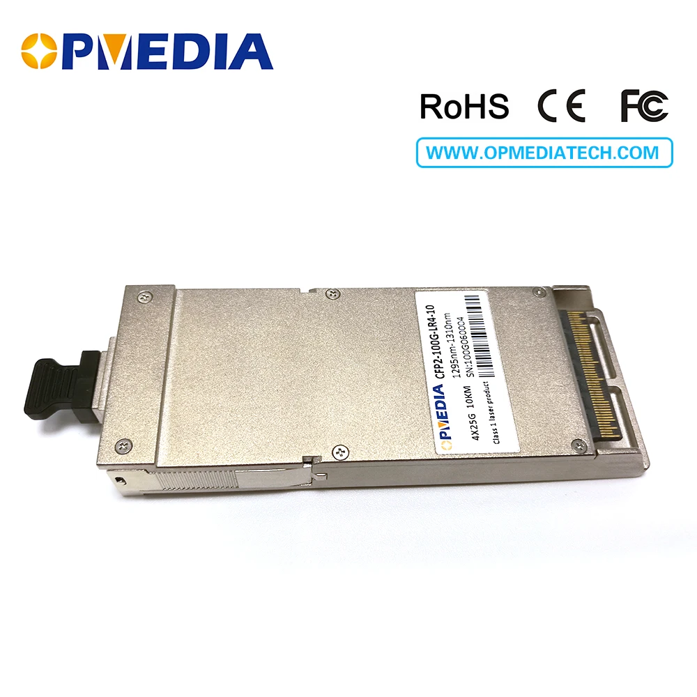 Compatible with cisco 100Gb/s LR4,1295-1310nm 10km CFP2 transceiver,4x25G CFP2 optical module,four lane 100G CFP2 module