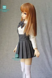 BJD Doll Clothes Fits 60cm 1/3 BJD Doll Fashion White Shirt Temperament Shirt Pleated Skirt Wine Red Black Gray Khaki