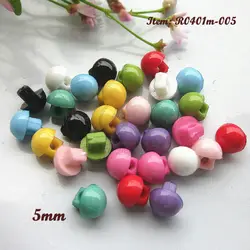 Mini buttons 144pcs 1 / Mixed Color Shank 5mm Little Doll Buttons for Diy Sewing Craft and Scrapbooking Accessories