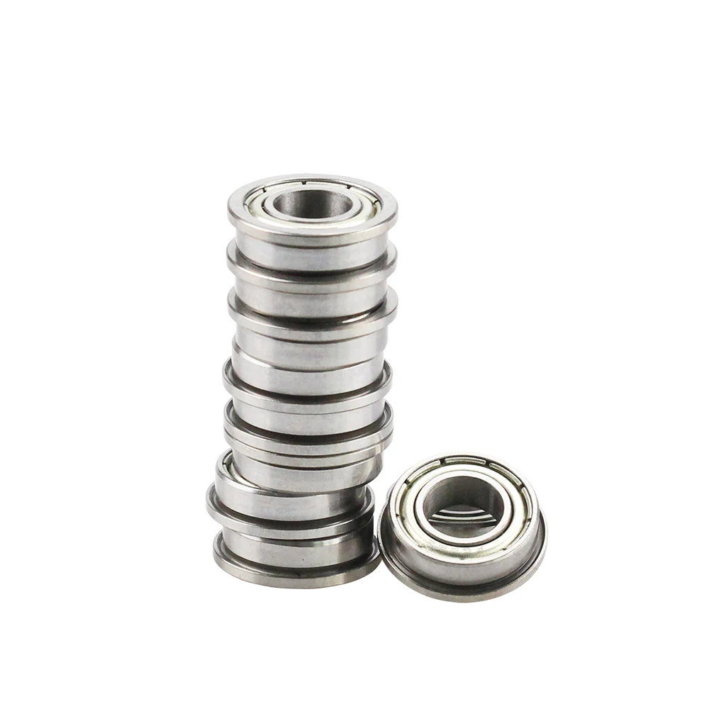 10Pcs F688-2Z F688ZZ F688zz F688 zz F628/8ZZ Flanged Flange Deep Groove Ball Bearings 8 x 16 x 5mm for 3D printer