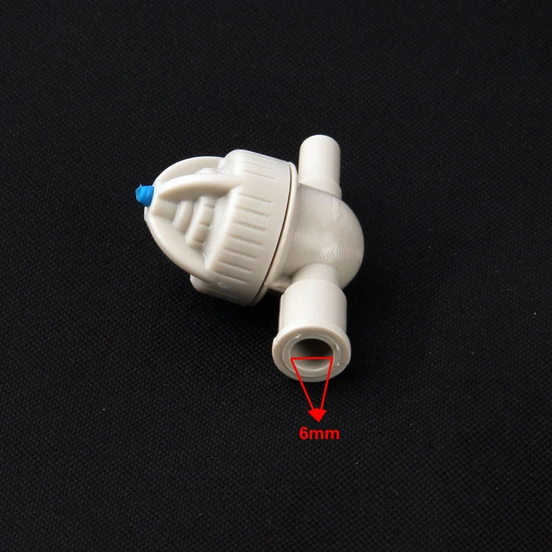 8pcs Green Thumb Gray Ball-Type Anti-Drip Device Connect The 6mm Connector, Can Be Demolition And Washed Stop Valve