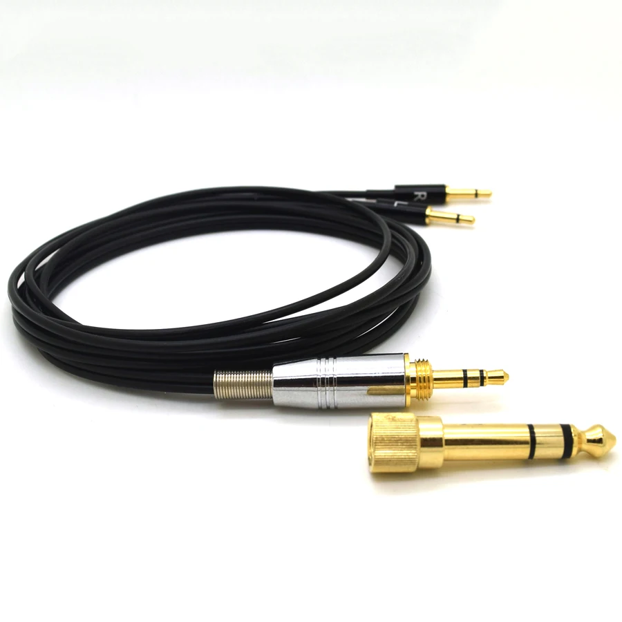 Headphone Cable for Sennheiser HD477 HD497 HD212 pro EH250 EH350 Headset for Audioquest Nightowl 6.35 / 3.5mm to 2.5mm