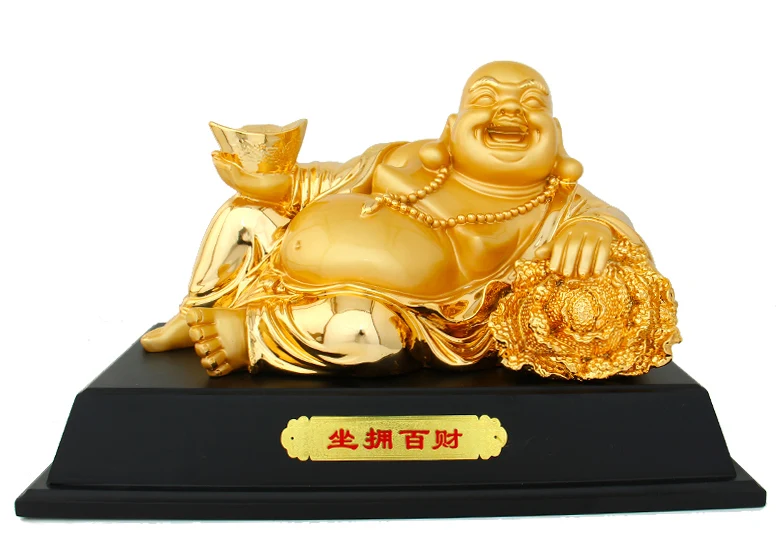 

Resin laughing buddha handicraft, the god of wealth Buddha furnishing articles wealth fill n home decorationentrance door