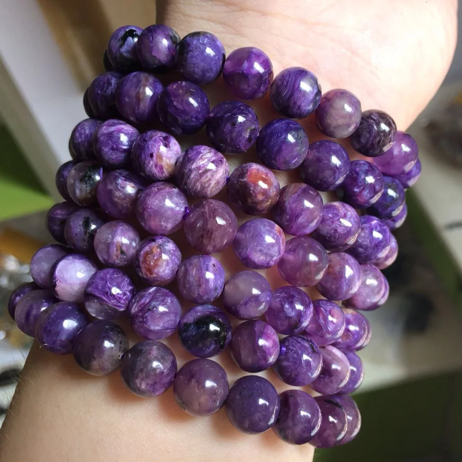 natural charoite beads bracelet natural stone bracelet DIY jewelry for woman for gift  wholesale !