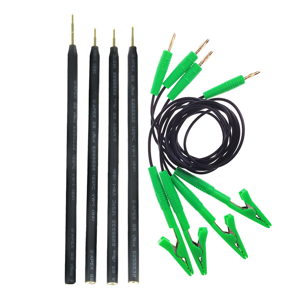 Hot 4pcs/Set Probe Pens 4pcs Pins With Connect Cable Replacement LED BDM FRAME OBD2 Programming ForECU Board