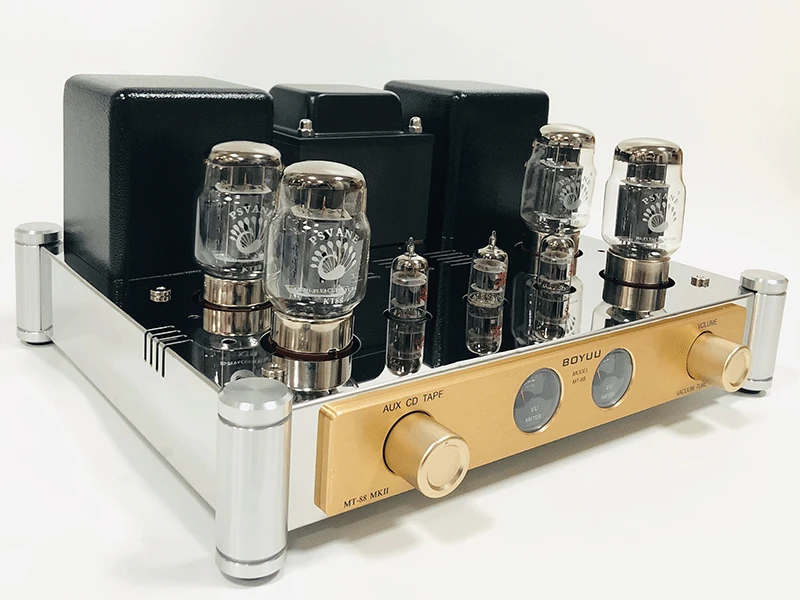 REISONG Boyuu MT-88 MK II KT88*4 Tube Amp Push-pull Hi-Fi Audio Amplifier Hand Welding Point To Point High Power Amplifier