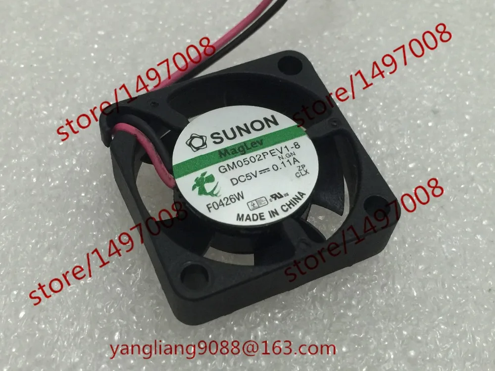 

SUNON GM0502PEV1-8 N.GN DC 5V 0.11A 25X25X06mm Server Cooling Fan