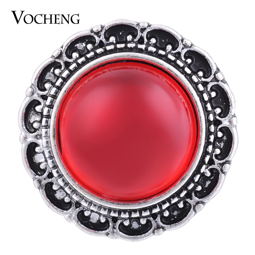 Vocheng Ginger Snap Jewelry 18mm 4 Colors Birthstones Vintage Button Vn-1068