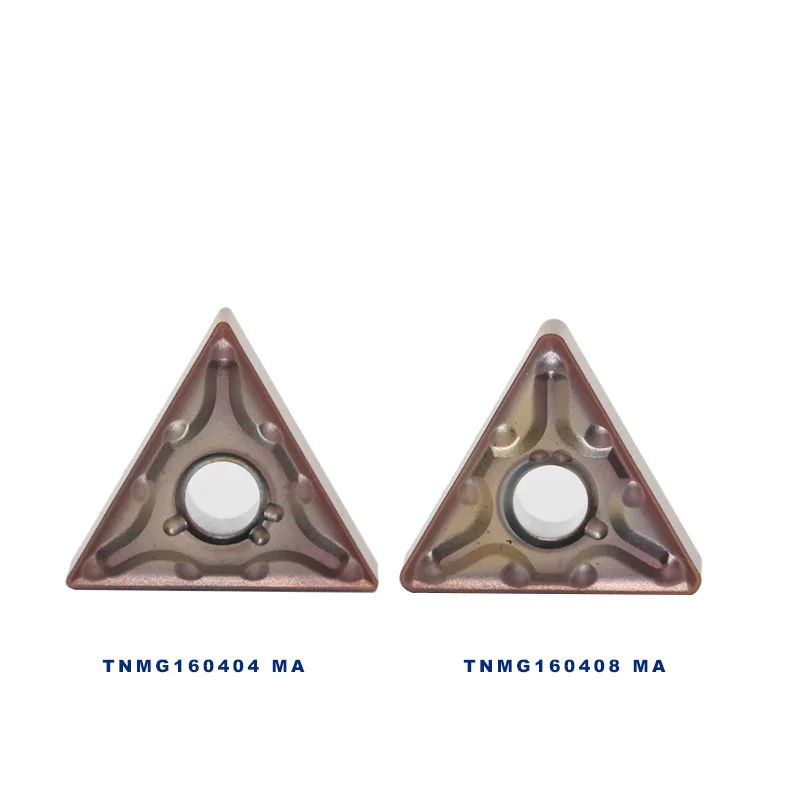 10pcs TNMG160404 MA  Carbide Inserts TNMG 160408 Blade Cutter CNC Lathe External Turning Tool  Stainless Steel Free Ship