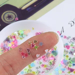 10g (2000pcs)/pack 다양한 스타일 혼합 색상 모양 느슨한 스팽글 DIY 네일 공예 보석 제조, 웨딩 장식 색종이 8 최고의 판매 반짝이는 색종이 -11