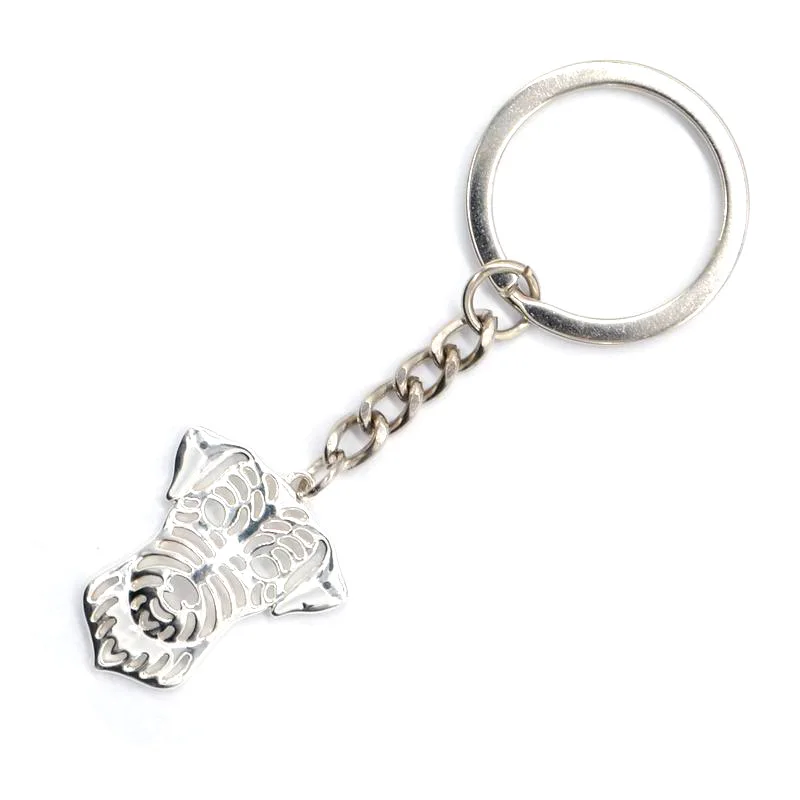 Hot Selling Pet Dog Charm Key Chains Women's Wirehaired Jack Russell Terrier Bag Holder Key Chains