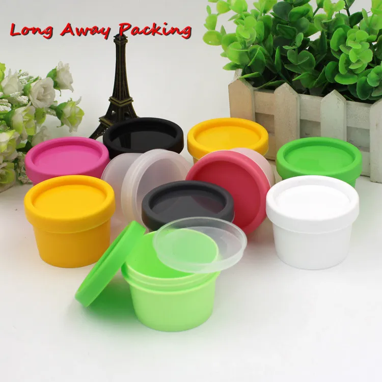 Long Away Packing PP Cream Jars 50g 100g Face Mask Storage Container Cosmetic Refillable Bottles Plastic Bottles Cream Jars