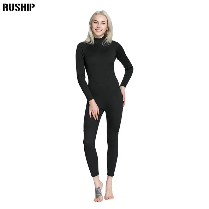 Muta da donna di alta qualità da 2MM Sof muta da sub in Neoprene monopezzo a maniche lunghe muta da sub Super elasticità attrezzatura da Surf