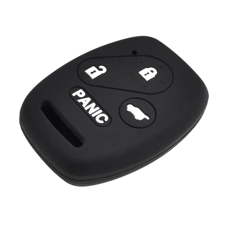 For Honda Accord CR-V Civic Insight Silicone Car Key Case Cover Keyless Fob Shell Skin Holder Protector 2016 2017 2018