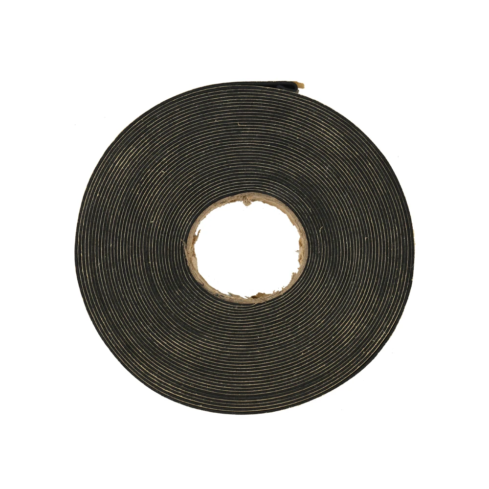 Ghxamp 2 Meter 10*1 Mm EVA Speaker Perbaikan Sealing Strip Loudspeaker Hitam Satu Sisi Plastik Shockproof Absorber gasket Seal