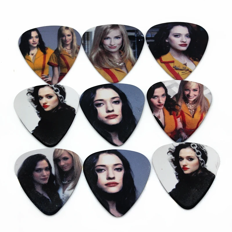 SOACH 50PCS 1.0mm Hot sale exquisite high quality two side earrings pick DIY design ukulele guitar pick guitar picks