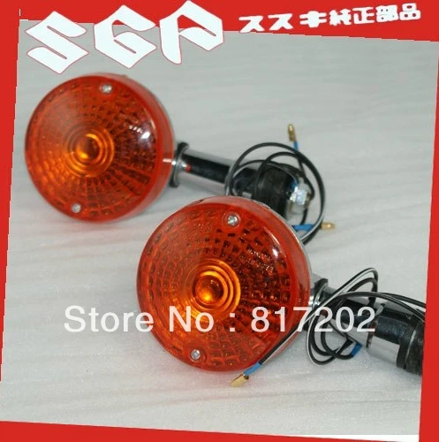 FREE SHIPPING GN250 GN 250 Turn Signals / Indicator Lights Winker Blinker FRONT & REAR 4pcs / set