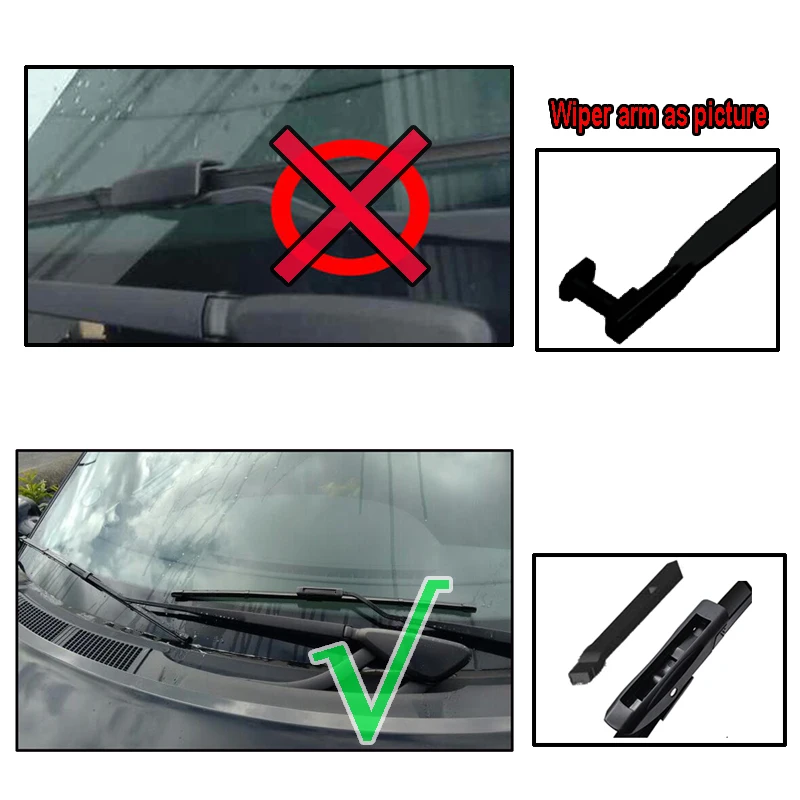 Misima Windshield Windscreen Wiper Blades For Renault Scenic II 2 2005-2009/ Grand Scenic 2 Front Window Wiper 2006 2007 2008