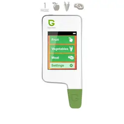 Greentest 2デジタル食品径検出器、高精度読み取り、果物と野菜のランダム検出、ホワイトヘルスケア、新品、2024